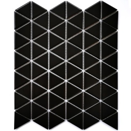 Мозаика Reno Black matt 25.2x29.1