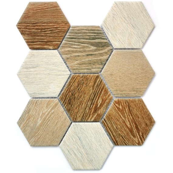 Мозаика Wood comb 29.5x25.6