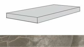 Ступени 620070001332 Allure Grey Beauty Scalino Angolare Dx/Аллюр Грей Бьюти Dx 33x120