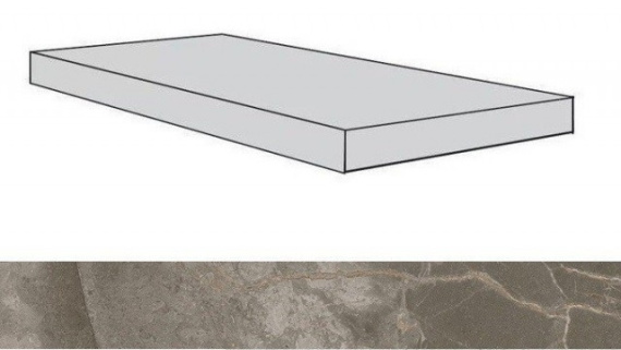 Ступени 620070001733 Allure Grey Beauty Scalino Angolare Dx/Аллюр Грей Бьюти 33X120