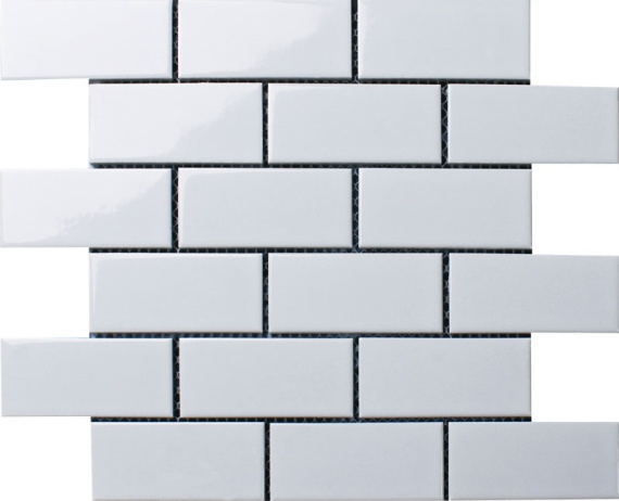 Мозаика Brick White Glossy (A1001G) 29.1x29.5 С0002900