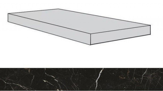 Ступени Allure 620070001334 Imperial Black Scalino Angolare Dx/Аллюр Империал Блэк 33X120