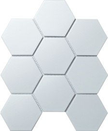 Мозаика Hexagon big White Matt (SBH1005) 25.6х29.5 С0002907