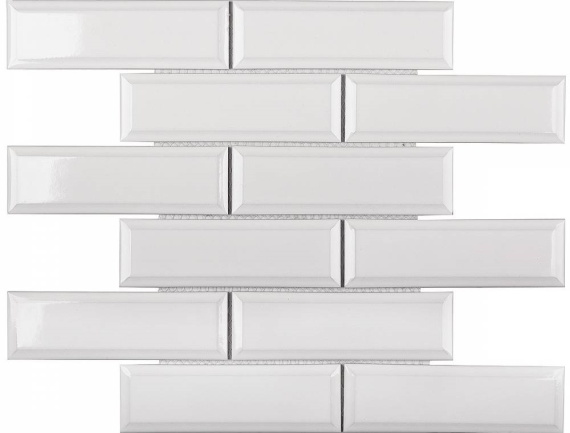 Мозаика KM82895 Metro White Glossy 4.5х14.5 28.7х29.5х6.5 С0003969