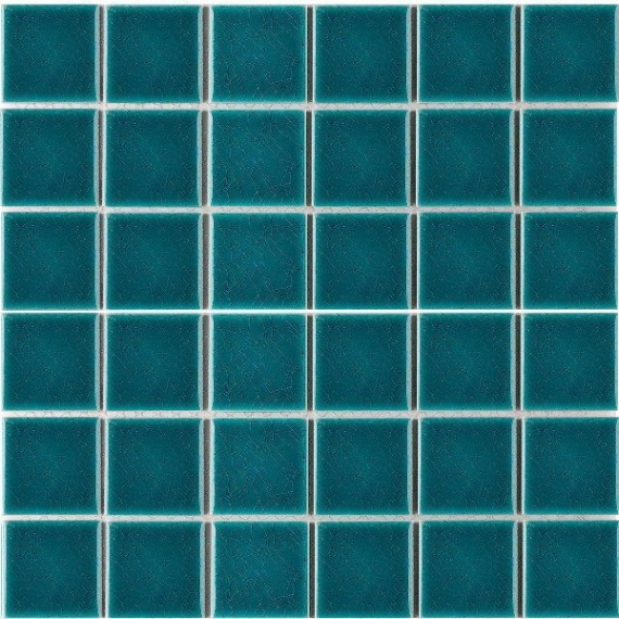 Мозаика LWWB80081 Crackle Green Glossy 4.8x4.8 30.6х30.6х6 С0004125