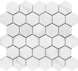 Мозаика PMMT83017 Hexagon small Carrara Matt 26.5х27.8 С0003709