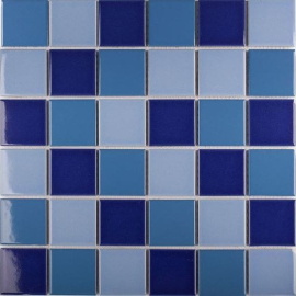 Мозаика WB52200 Blue Mix Glossy 4.8x4.8 30.6х30.6х6 С0004065