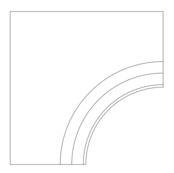 Керамогранит 620090000794 Drift White Bordo Curvilineo Svasato R 30 60x60