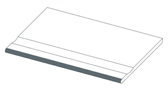 Керамогранит 620090000802 Drift Grey Bordo Piscina 30x60