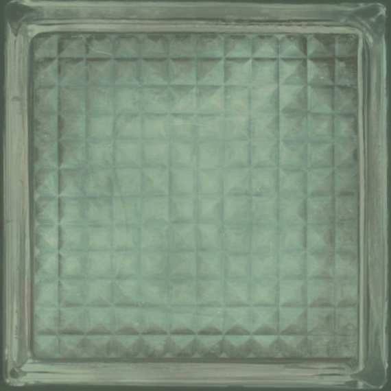 Плитка 4-107-7 Glass Green Brick 20.1*20.1