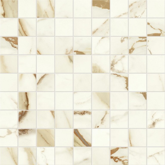 Мозаика Atlas Concorde Italy A416 Marvel Calacatta Imperiale Mosaico Matt 30x30