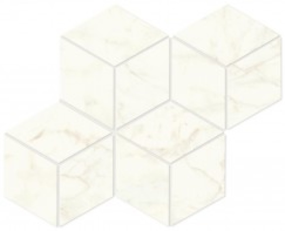 Мозаика Atlas Concorde Italy A417 Marvel Calacatta Delicato Mosaico Esagono Matt 30x35