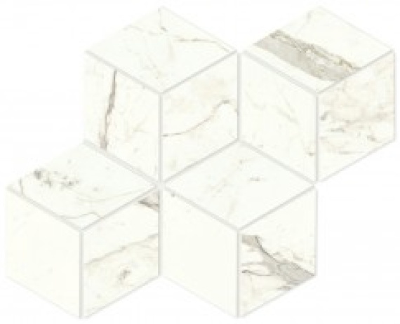 Мозаика Atlas Concorde Italy A418 Marvel Calacatta Prestigio Mosaico Esagono Matt 30x35