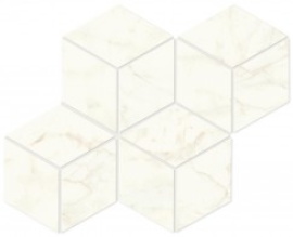 Мозаика Atlas Concorde Italy A42K Marvel Calacatta Delicato Mosaico Esagono Lapp 30x35