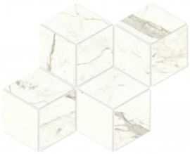 Мозаика Atlas Concorde Italy A42W Marvel Calacatta Prestigio Mosaico Esagono Lapp 30x35
