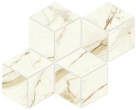 Мозаика Atlas Concorde Italy A42Y Marvel Calacatta Imperiale Mosaico Esagono Lapp 30x35