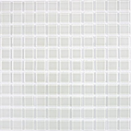 Мозаика White glass (стекло) 25*25 300*300
