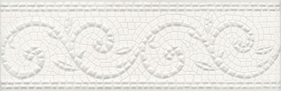 Плитка HGD/A127/12103R Борсари орнамент обрезной 25х8