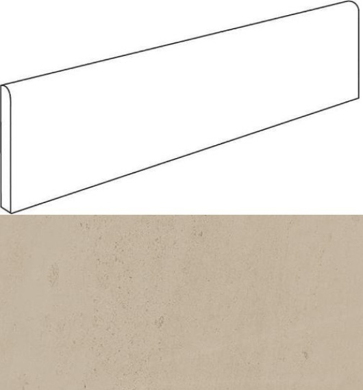 Керамогранит 610130002163 Wise Sand Battiscopa 7.2x60