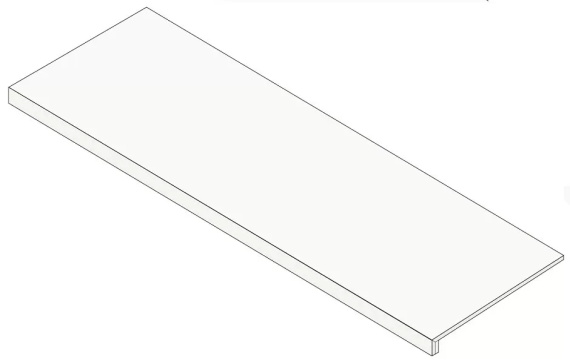 Ступени 620070002031 Epos Grey Scalino Frontale 33x120