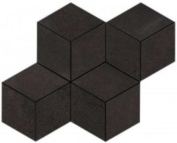 Мозаика Atlas Concorde Italy A0UQ Blaze Iron Mosaico Esagono Matt 30x35