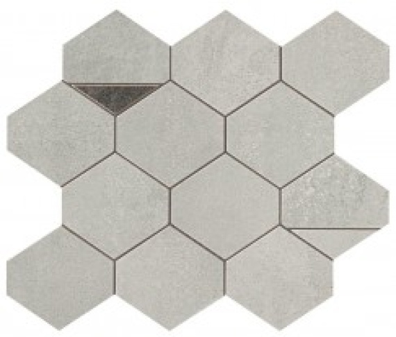 Мозаика Atlas Concorde Italy 9BNA Blaze Aluminium Mosaico Nest 29.4x25.8
