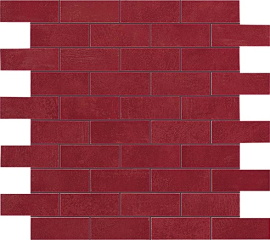 Мозаика Atlas Concorde Italy 9BMQ Boost Red Minibrick 30.5x30.5