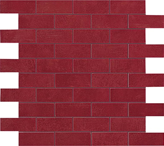 Мозаика Atlas Concorde Italy 9BMQ Boost Red Minibrick 30.5x30.5