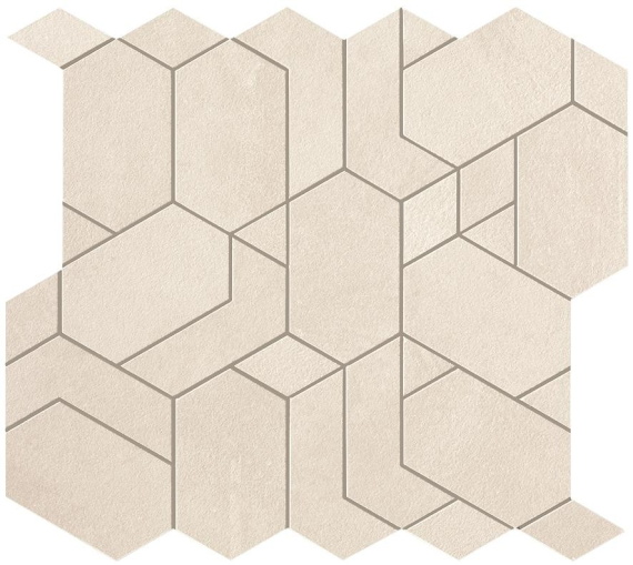 Мозаика Atlas Concorde Italy A0P8 Boost Pro Ivory Mosaico Shapes 31x33,5