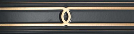 Плитка Atlas Concorde Italy LVGB Marvel Gold Black 7.8x30.5