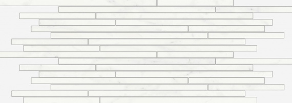 Мозаика Italon 610110000638 Charme Deluxe Бьянко Микеланжело Стрип Люкс 26x75