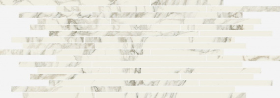 Мозаика Italon 610110000639 Charme Deluxe Арабескато Уайт Стрип Люкс 26x75