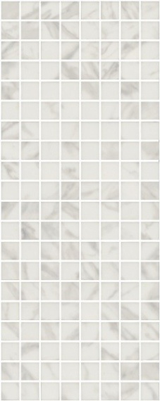 Плитка MM7203 Алькала белый мозаичный 50x20