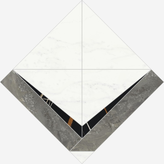Керамогранит Italon 620120000074 Charme Deluxe Бьянко Микеланжело Интарсио Люкс 56.4x56.4