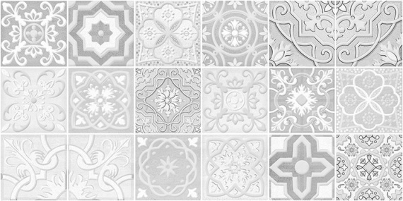 Плитка Laparet Декор Concrete Module серый 30х60