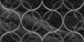 Плитка Декор Laparet Crystal Resonanse чёрный 30х60