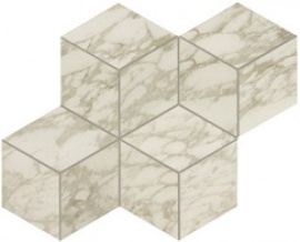 Мозаика Atlas Concorde Italy AEPM Marvel Royal Calacatta Mosaico Esagono Lappato 30x35