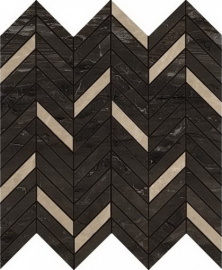 Мозаика Atlas Concorde Italy AEPR Marvel Absolute Brown Mosaico Twill Lappato 30x31