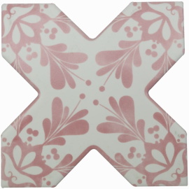 Керамогранит Becolors Cross Dec. Stencil Coral 13.25х13.25