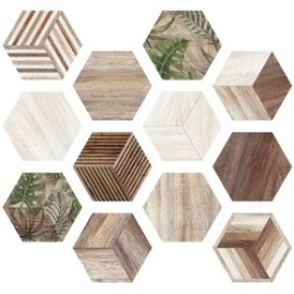 Керамогранит Africa Hexa Mix 23,2x26,7