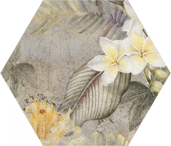 Керамогранит ITT Ceramic HIBISCUS Oxide Matt Hexa 23,2x26,7