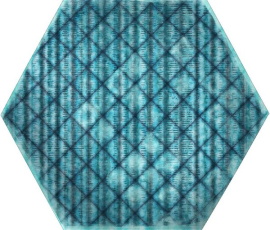 Керамогранит TRIBU Blue Shiny Hexa 23.2x26.7