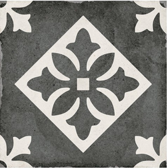Керамогранит Equipe 24416 ART NOUVEAU PADUA BLACK 20*20