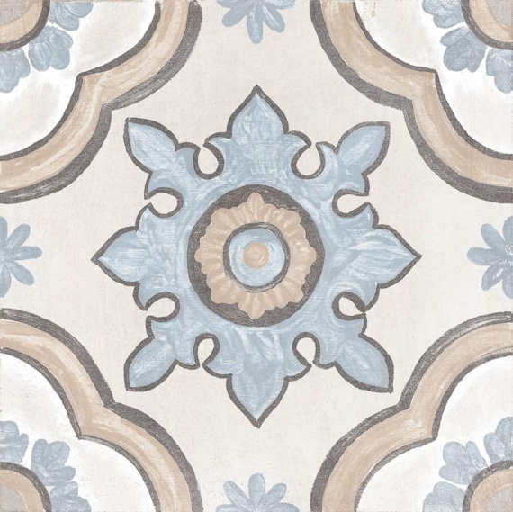 Керамогранит ADOBE Basma Decor Ivory Mate 20x20