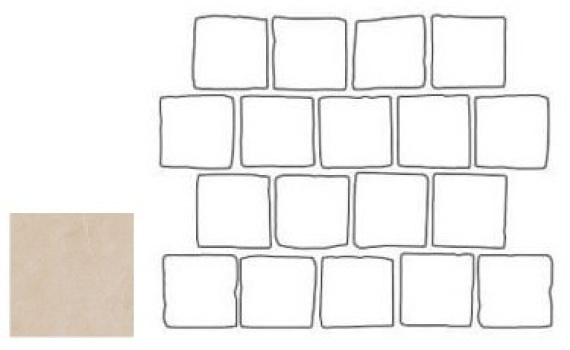 Керамогранит Italon 620110000061 Materia MAGNESIO X2 BLOCKS 26.3x33