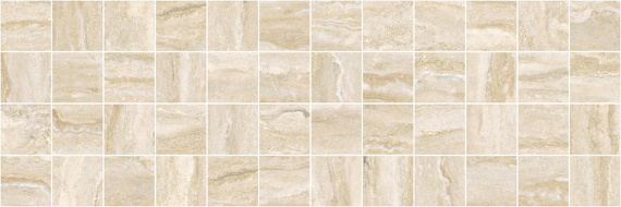 Мозаика Laparet MM11189 Декор Glossy мозаичный бежевый 20х60