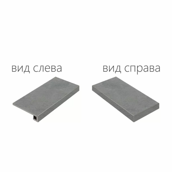 Ступени Italon 620070000808 Materia Carbonio Scalino Angolare Destro 120 33x120
