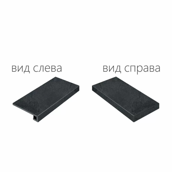 Ступени Italon 620070000809 Materia TITANIO Scalino Angolare Destro 120 33x120