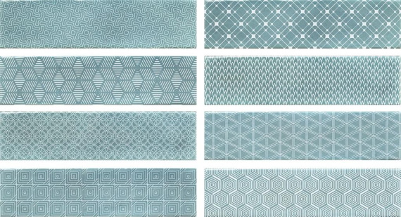 Плитка Decor Opal Sky 7.5x30