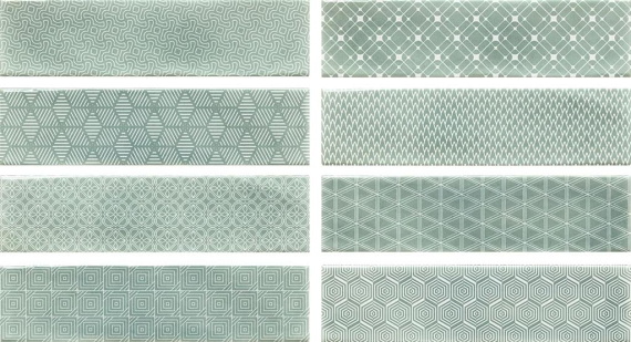 Плитка Decor Opal Turquoise 7.5x30